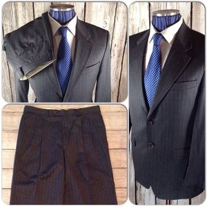 Lauren Ralph Lauren 2 Piece Suit Mens 38R Gray